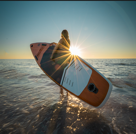 Tabla Paddle Surf Inflable KaiKona “Wooden Nature” 11’ (Madera Natural)